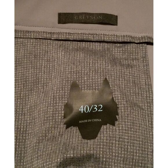 NWT Greyson Golf‎ Montauk Trouser Pants Men's 40X32 Slate Gray - Picture 10 of 16